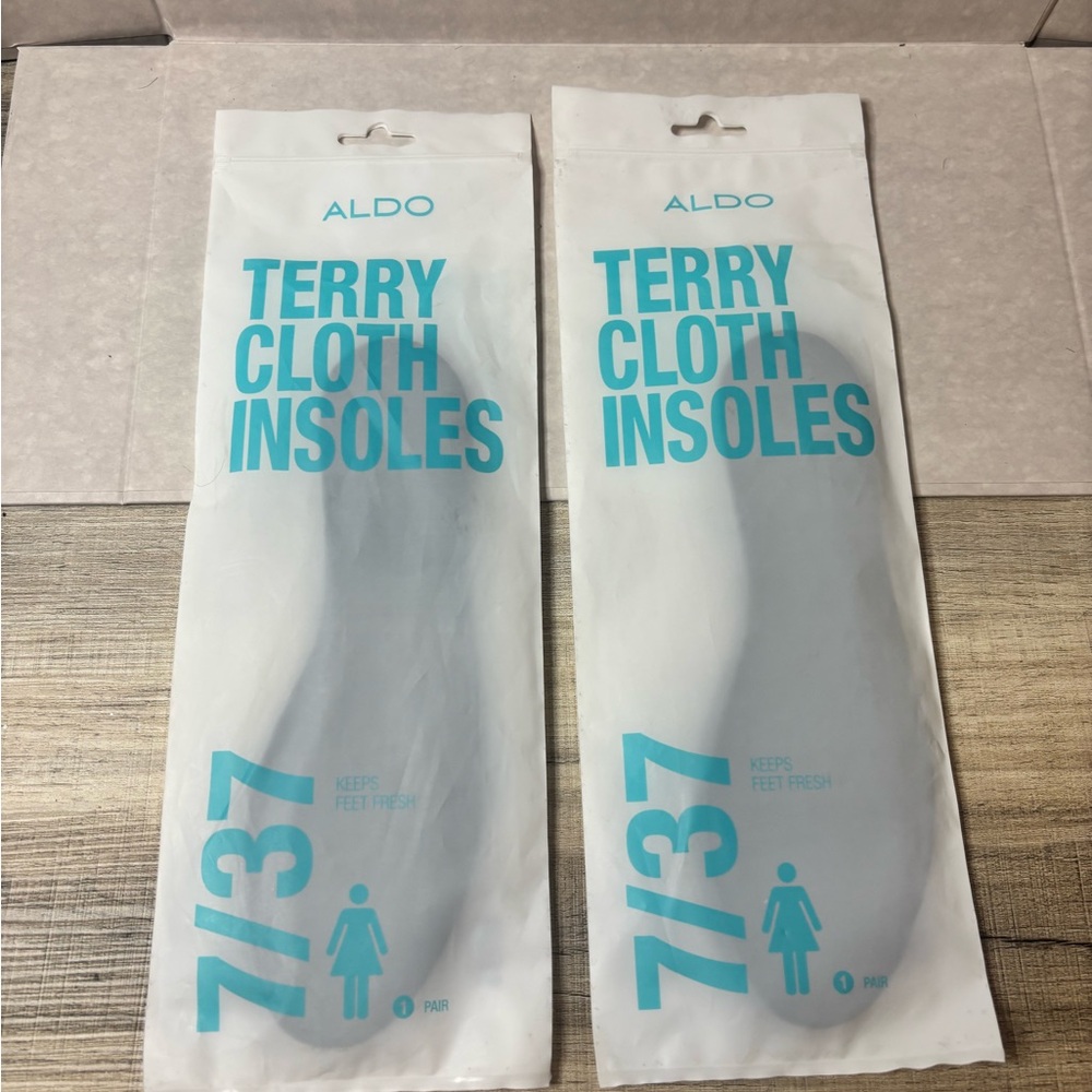 2 Aldo Terry Cloth Insoles